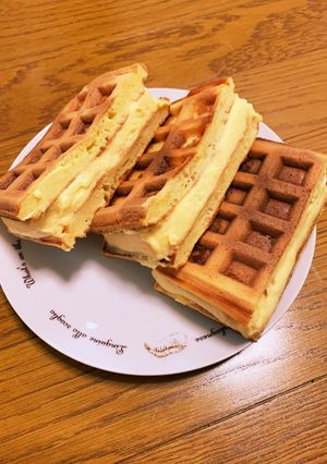 ⭐なめらかカスタードワッフル-レシピのメイン写真