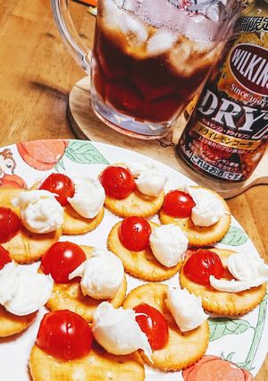酒のおつまみ / RITZにチーズ-レシピのメイン写真