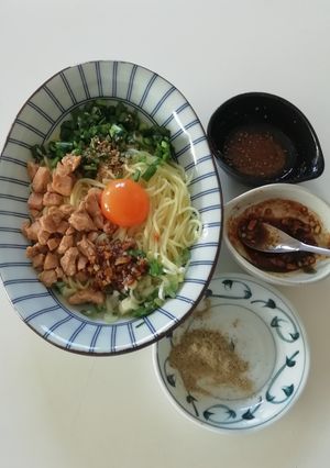作ってみた!　鶏混ぜそば-レシピのメイン写真
