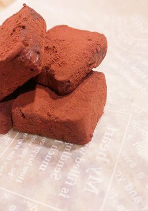 超簡単生クリームを使う生チョコ-レシピのメイン写真