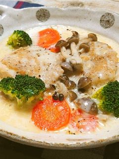 ◆鶏もも肉ときのこのクリーム煮♪-レシピのメイン写真