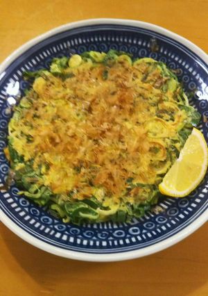 ねぎ焼きじゃないよ！葉玉ねぎ焼き！-レシピのメイン写真