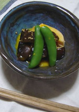 しいたけとタケノコの黄身あえ-レシピのメイン写真
