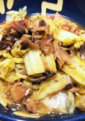 簡単！材料2つ！白菜のサバ缶煮♪-レシピのメイン写真