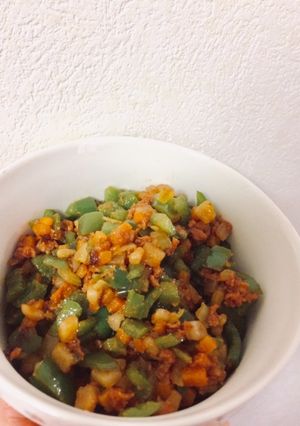 彩りコンビーフのケチャップ炒め-レシピのメイン写真