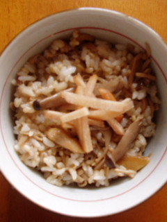 ヘルシー!ノンオイル!きのこ混ぜご飯!-レシピのメイン写真