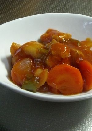 簡単酢鶏　豚肉ないんで(^^ゞ-レシピのメイン写真