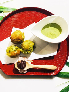たこ焼き器で簡単♪抹茶鈴カステラ-レシピのメイン写真