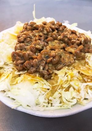 減量飯！キャベキム納豆腐-レシピのメイン写真