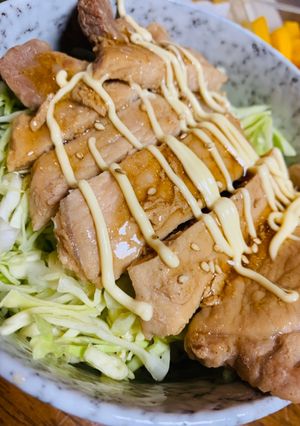 豚ロース肉で甘辛丼♡-レシピのメイン写真