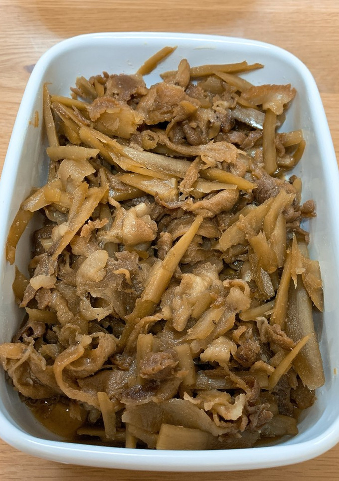 豚肉とごぼうの時雨煮-レシピのメイン写真
