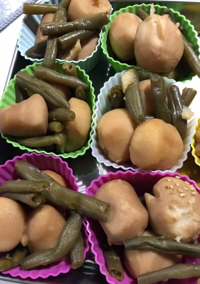 炊飯器★冷凍里芋とインゲンの煮物-レシピのメイン写真