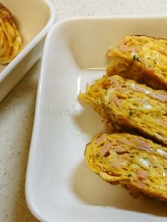 ハム入り卵焼き-レシピのメイン写真
