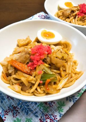 ソース焼きうどん-レシピのメイン写真
