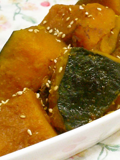 焼き目をつけてほくほくカボチャ煮*-レシピのメイン写真