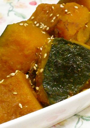 焼き目をつけてほくほくカボチャ煮*-レシピのメイン写真