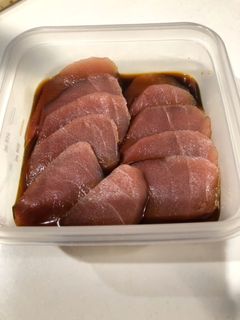 男の適当 マグロの漬け-レシピのメイン写真
