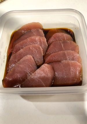 男の適当　マグロの漬け-レシピのメイン写真