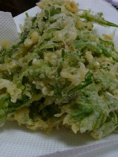 春菊の天ぷら(春野菜シリーズ)-レシピのメイン写真