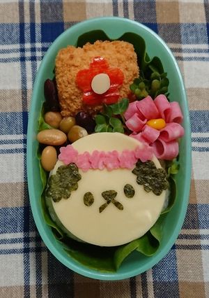 キャラ弁♥️プードル-レシピのメイン写真