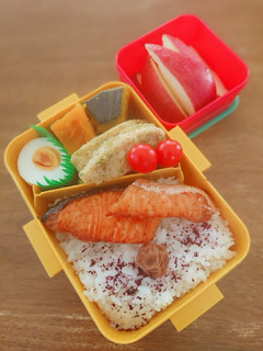焼き鮭弁当-レシピのメイン写真