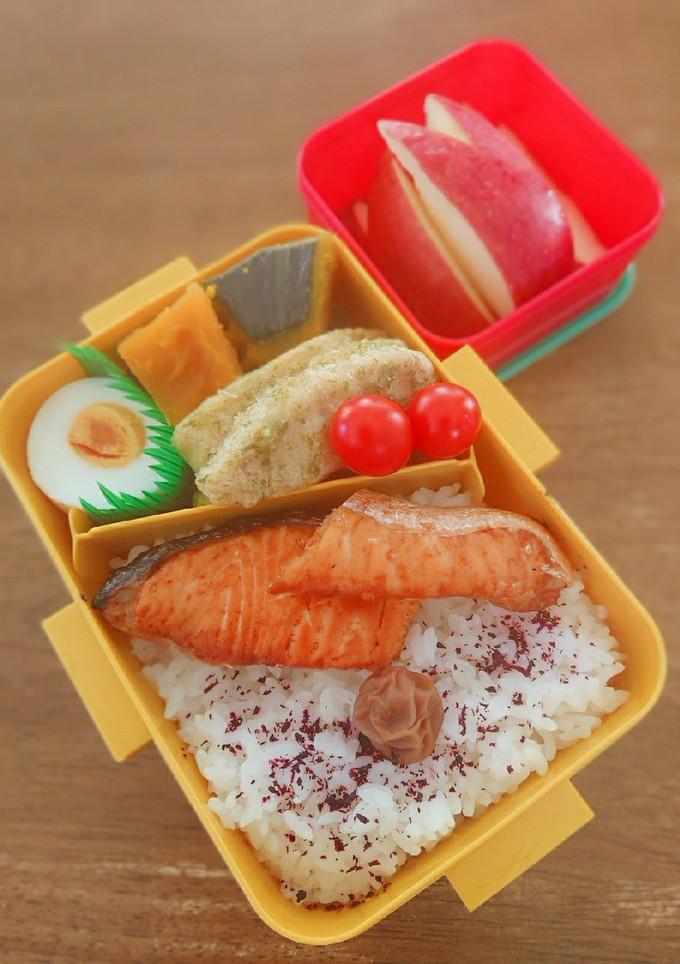 焼き鮭弁当-レシピのメイン写真
