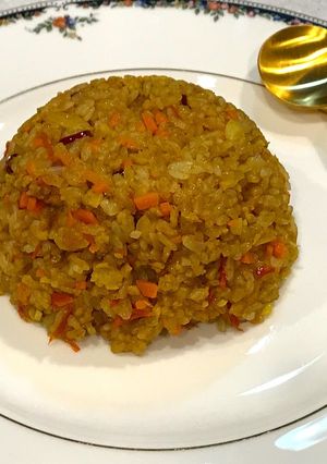 腎臓内科医考案減塩低たんぱくカレー炒飯-レシピのメイン写真