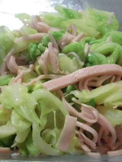 ギョニソとキャベツのレンジ蒸し-レシピのメイン写真