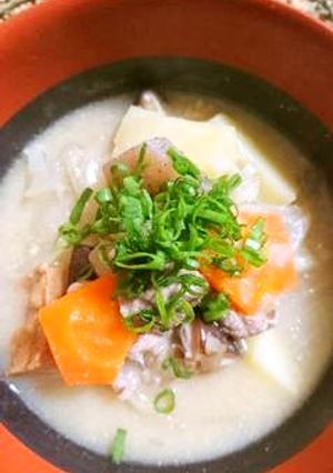 受験生応援豚汁-レシピのメイン写真