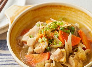 糀甘酒と液みそで！鶏のもつ煮風-レシピのメイン写真