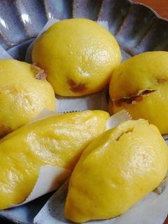 かぼちゃ生地のあんまん☆南瓜饅頭-レシピのメイン写真
