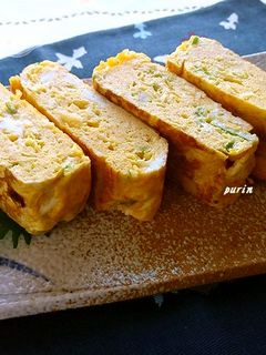 おからパウダー入りネギの卵焼き-レシピのメイン写真