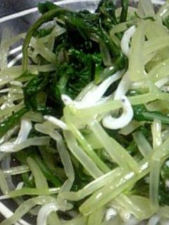 シンプル 水菜としらすの和え物-レシピのメイン写真