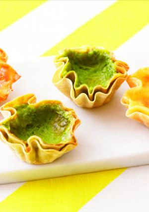 二色のエッグタルト♫-レシピのメイン写真