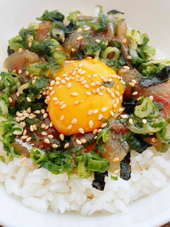 アジの漬け丼-レシピのメイン写真