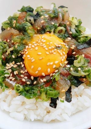 アジの漬け丼-レシピのメイン写真