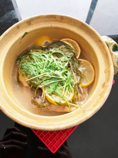 鳥手羽元と水菜の塩レモン煮-レシピのメイン写真