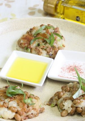 納豆お焼き-レシピのメイン写真