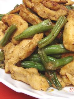 鶏胸肉といんげんのコチュマヨ炒め-レシピのメイン写真