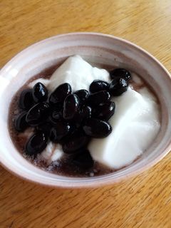 黒豆煮 ヨーグルト-レシピのメイン写真