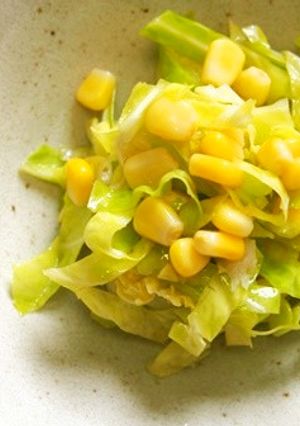 キャベツ・コーンのさっぱりナムル♪-レシピのメイン写真