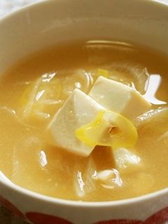 豆腐とねぎのお味噌汁♪ねぎたっぷり!-レシピのメイン写真