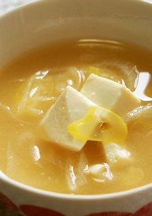 豆腐とねぎのお味噌汁♪ねぎたっぷり!-レシピのメイン写真