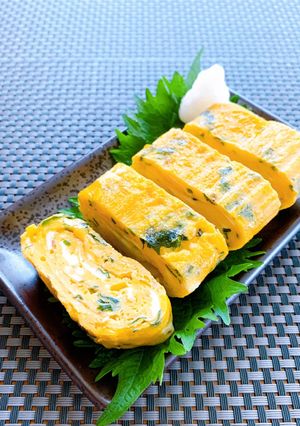 お弁当・朝食に★ふりかけ入り海鮮卵焼き-レシピのメイン写真