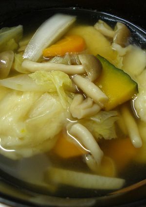 野菜と団子汁-レシピのメイン写真