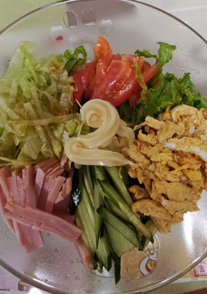 野菜たっぷり!!冷やし中華-レシピのメイン写真