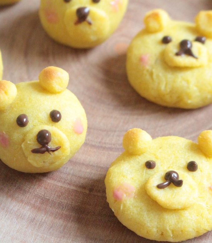 スイートポテトタルト×くまちゃん】キーホルダー さっちゃんねんど