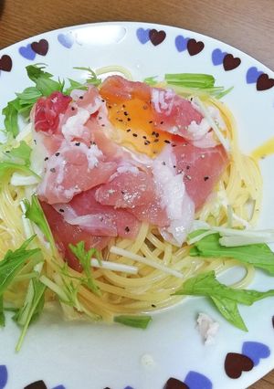 塩加減最高。生ハムのクリームパスタ-レシピのメイン写真