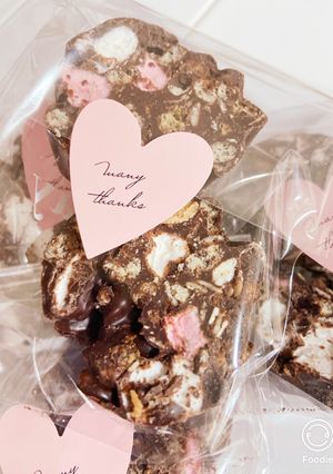 バレンタイン簡単ヌガー風サラミチョコバー-レシピのメイン写真