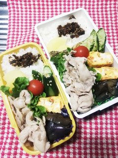 パパ弁&ママ弁♡豚肉の鶏ガラ炒め2/17-レシピのメイン写真
